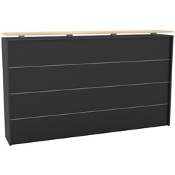 Cubit Reception Counter 1844x300x1095mm Atlantic/Black