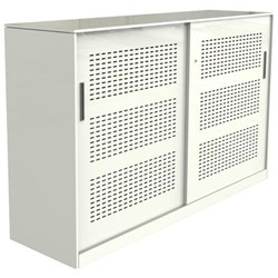 Proceed Steel Slider Cabinet 1600x450x1020mm White