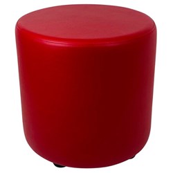 Ottoman Round 450mm Red