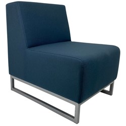 Jive 1 Seater Sofa Storm/Silver