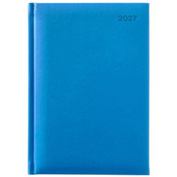 Winc A51 1/2 Hour Appointment Diary Soft Touch A5 1 Day Per Page 2027 Blue