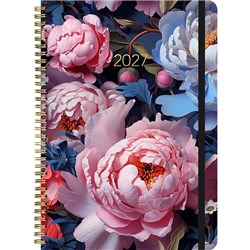 Collins A51 Diary A5 1 Day Per Page 2027 Vintage Floral
