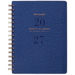 At-A-Glance A5 Diary Planner Week/Month 2027 Navy