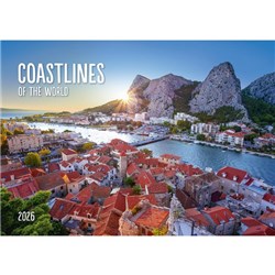Easy2C Wall Calendar 2026 Coastlines Of The World