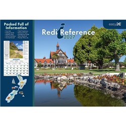 Easy2C Wall Calendar NZ Redi Reference 2027