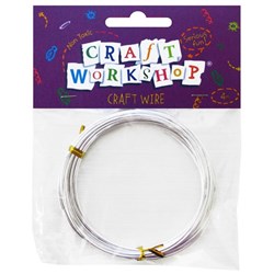 Craft Workshop Aluminium Wire 4m x 1.5mm Silver