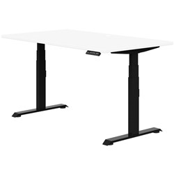 Summit II Single User Electric Desk Cable Port 1200mm Snowdrift/Black