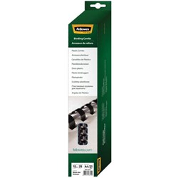 Fellowes 12mm Binding Coils 21 Ring Black, Box of 25