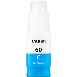 Canon GI60C Cyan Ink Bottle