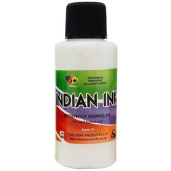 Five Star Indian Drawing Ink White 50ml
