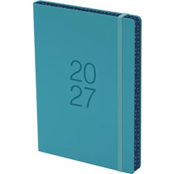 Collins A51 Coloured Edge Diary A5 1 Day Per Page 2027 Blue