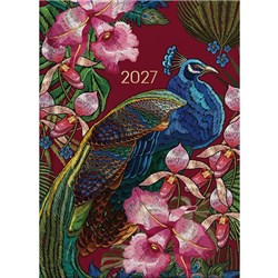 Collins A51 Diary A5 Day Per Page 2027 Beautiful Blooms Assorted Designs