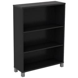 Cubit Bookcase 2 Shelves 1200mm Black