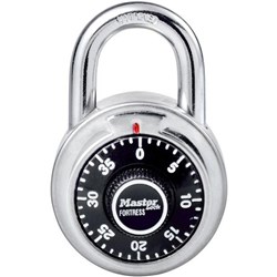 Masterlock Preset 3 Digit Combination Stainless Steel Padlock 48mm