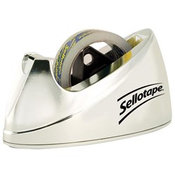 Sellotape Dispenser 25mm Large Chrome