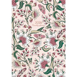 Collins Diary Planner A4 Month To View 2026 Paisley