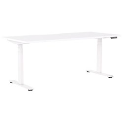 Klever Pro Electric Single User Height Adjustable Desk 1800mm Snowdrift/White