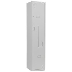 Precision Classic Locker 2 Step Cam Lock 375mm Silver Grey