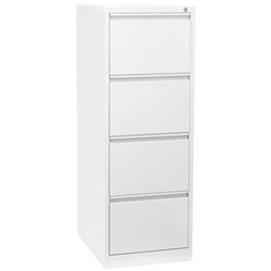 Firstline Filing Cabinet 4 Drawer Vertical White