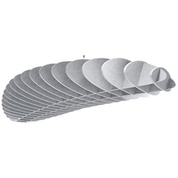 Boyd Acoustic Ceiling Baffle 2400mm Halo Grey