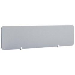 Boyd Acoustic Desk Screen 1200mm Light Grey