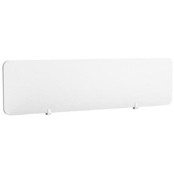 Boyd Acoustic Desk Screen 1500mm White