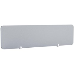 Boyd Acoustic Desk Screen 1500mm Light Grey
