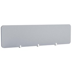 Boyd Acoustic Desk Screen 1800mm Light Grey