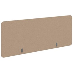 Boyd Visuals Acoustic Modesty Desk Panel 1500mm Dark Camel