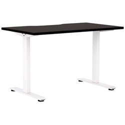 Klever Pro Electric Single User Height Adjustable Desk 1200mm Black/White