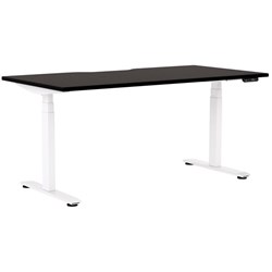 Klever Pro Electric Single User Height Adjustable Desk 1500mm Black/White