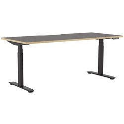 Klever Pro Electric Single User Height Adjustable Desk 1800mm Black/Classic Oak/Black