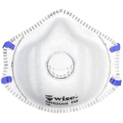 Wise Safety P2 Valved Respirator Mask, Box of 10