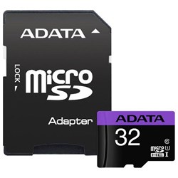 Adata Premier UHS-I Micro SDHC Card & Adapter 32GB