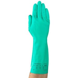 Solvex 37-175 Flock Lined Nitrile Gloves 330mm Large, Pair
