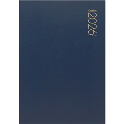Collins A41 Diary A4 Day Per Page 2026 Blue