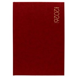 Collins A41 Diary A4 Day Per Page 2026 Red