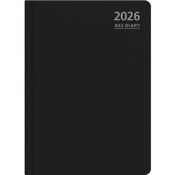 OfficeMax A43 1 Hour Appointments Diary A4 Week To View 2026 Black
