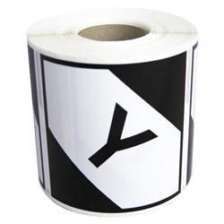 Shipping Paper Label Dangerous Goods Air Transport 99x99mm, Roll of 500