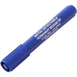 Metal Detectable Red Permanent Markers, Pack of 10