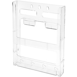 Lit Loc Module Brochure Holder Wall Mountable A4 1 Tier