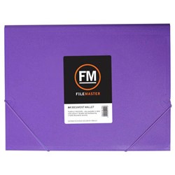 FM Vivid Document Wallet A4 Purple Passion