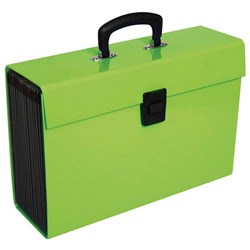 FM Vivid Expanding Files 19 Pocket A4 Lime Green