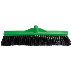 Oates Plastic Broom Head Medium Stiff 450mm Green