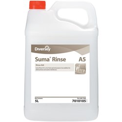 Diversey Suma A5 Dishwasher Rinse Aid 5L