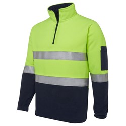 JB's Wear Hi Vis Day Night Polar Fleece XL Lime/Navy