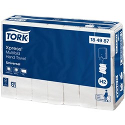 Tork H2 Universal Xpress Paper Towel 1Ply 184987, Carton of 21 Packs