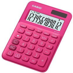 Casio MS-20 Desktop Calculator Magenta