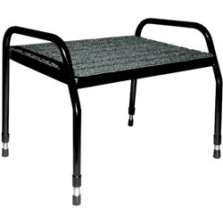 Fluteline Tall Adjustable Footrest Black Frame