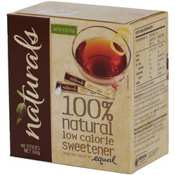 Naturals Stevia Sweetener Sticks 1.5g, Pack of 40